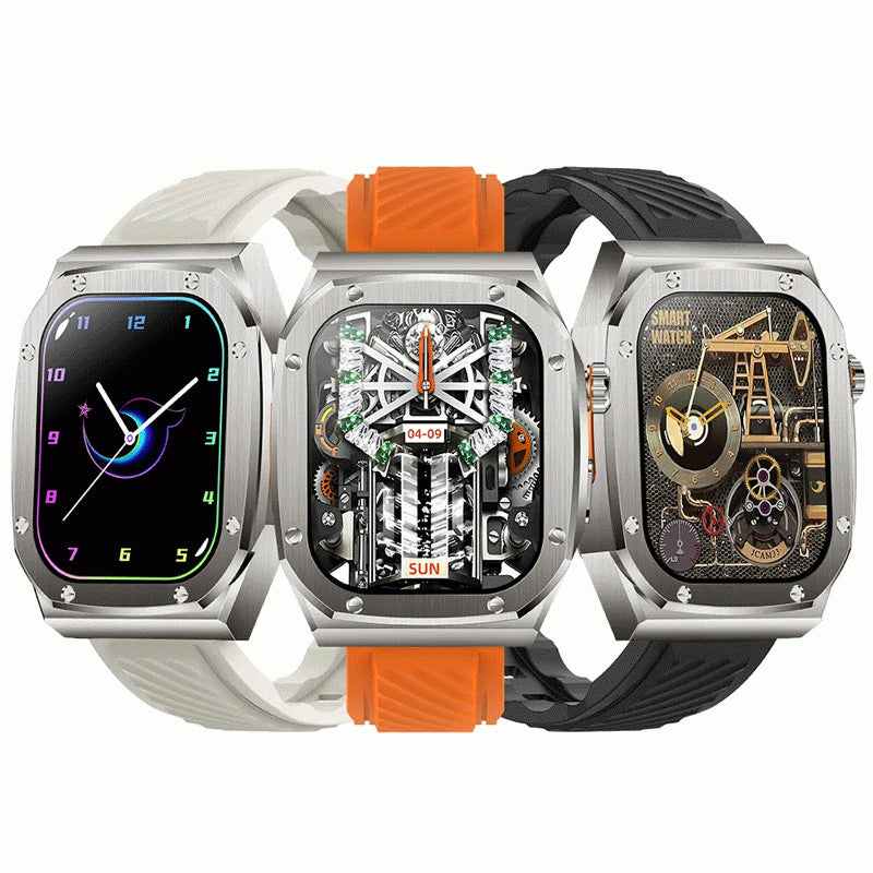 Z79 Max Armour Smart Watch – 2.1" IPS Display, Bluetooth Call, AI Voice Assistant, Compass, Heart Rate & Sports Tracking – Black - Binnoor Collection