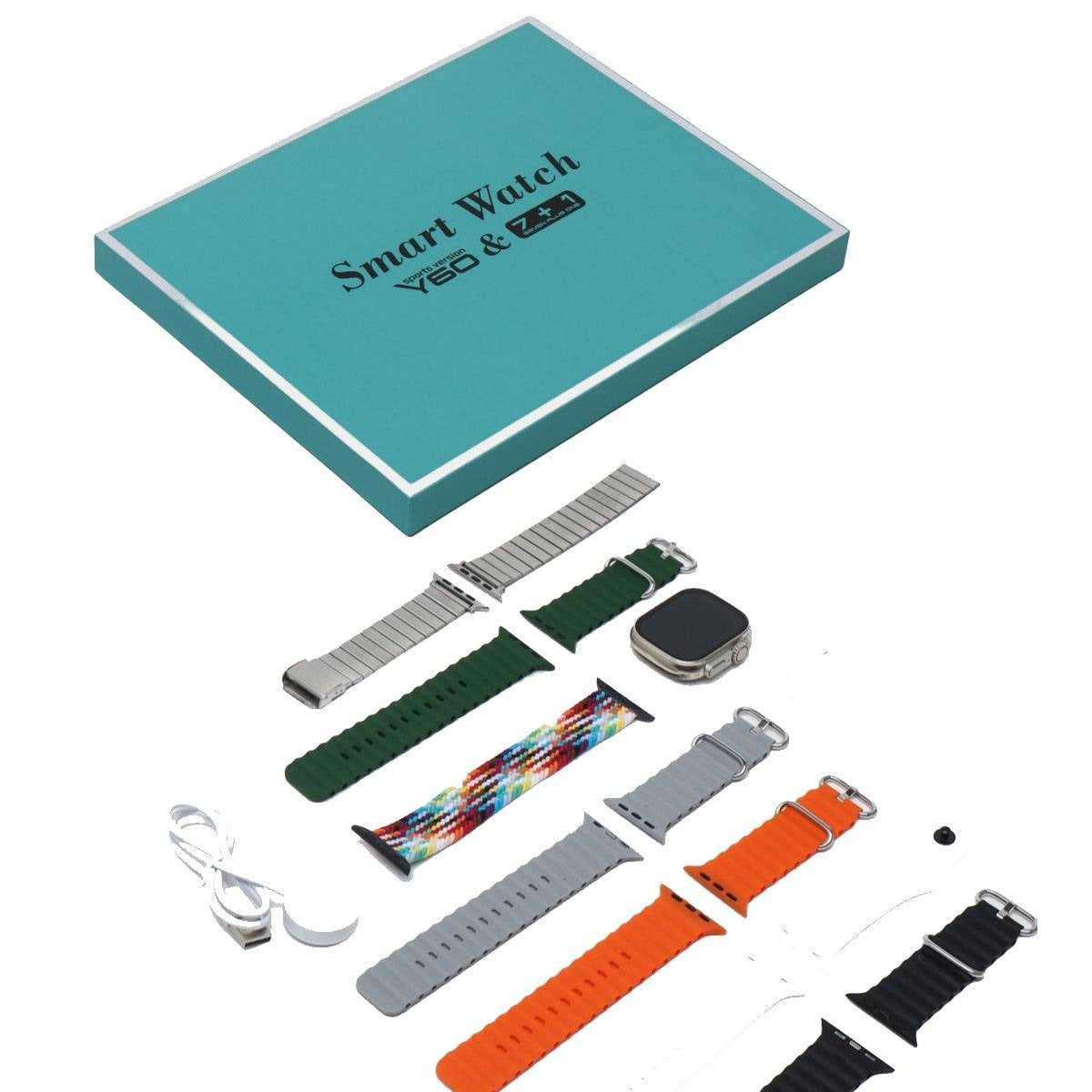 Y60 Smart Watch 7+1: The All-In-One Smart Watch for Every Style & Need - Binnoor Collection