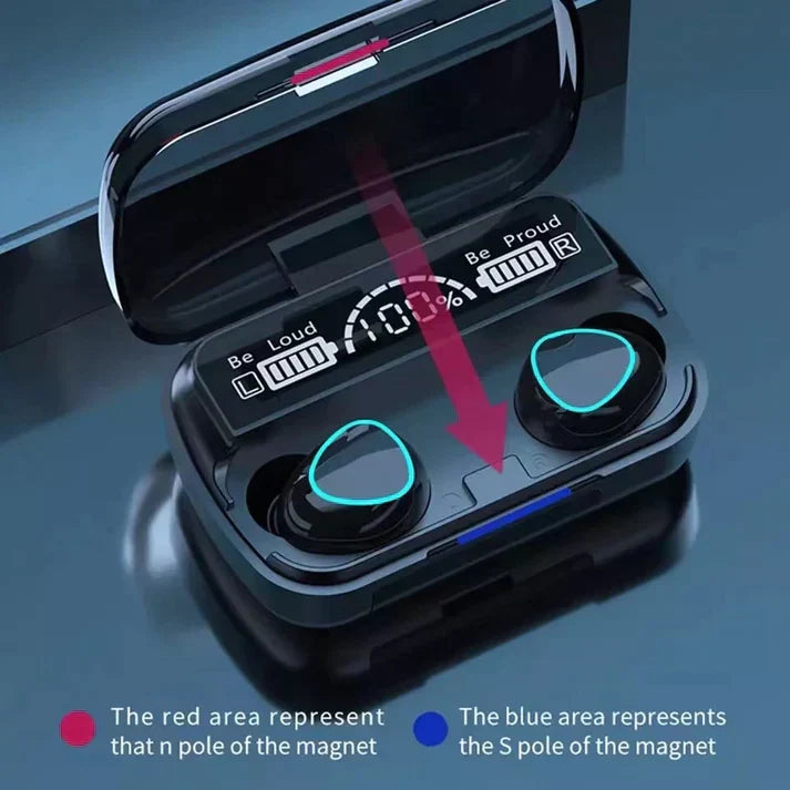 M10 Wireless Bluetooth Earbuds & Headphones Bluetooth Earphones - Binnoor Collection