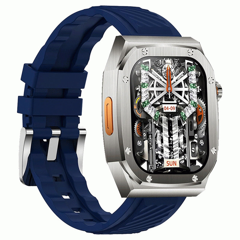 Z79 Max Armour Smart Watch – 2.1" IPS Display, Bluetooth Call, AI Voice Assistant, Compass, Heart Rate & Sports Tracking – Black - Binnoor Collection
