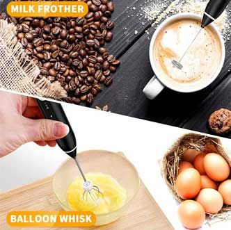 2 in 1 Electric Rechargeable Coffee Beater and Milk Frother - Binnoor Collection