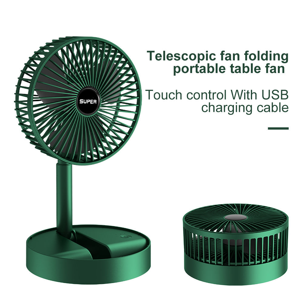 Portable Electric Mini Fan Foldable Telescopic fan with high Battery Life - Binnoor Collection