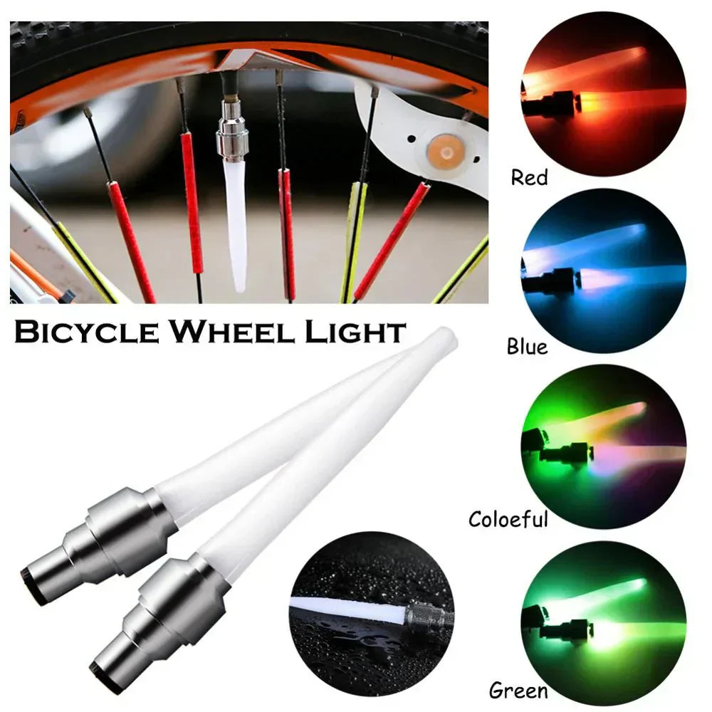 2PCS MOTION ACTIVATED GLOW BIKE FLASHLIGHT (RANDOM COLOUR) - Binnoor Collection