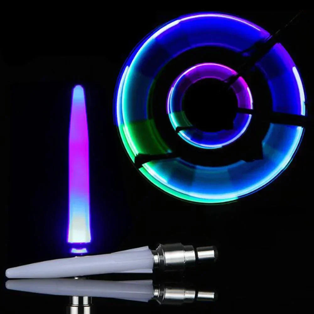 2PCS MOTION ACTIVATED GLOW BIKE FLASHLIGHT (RANDOM COLOUR) - Binnoor Collection