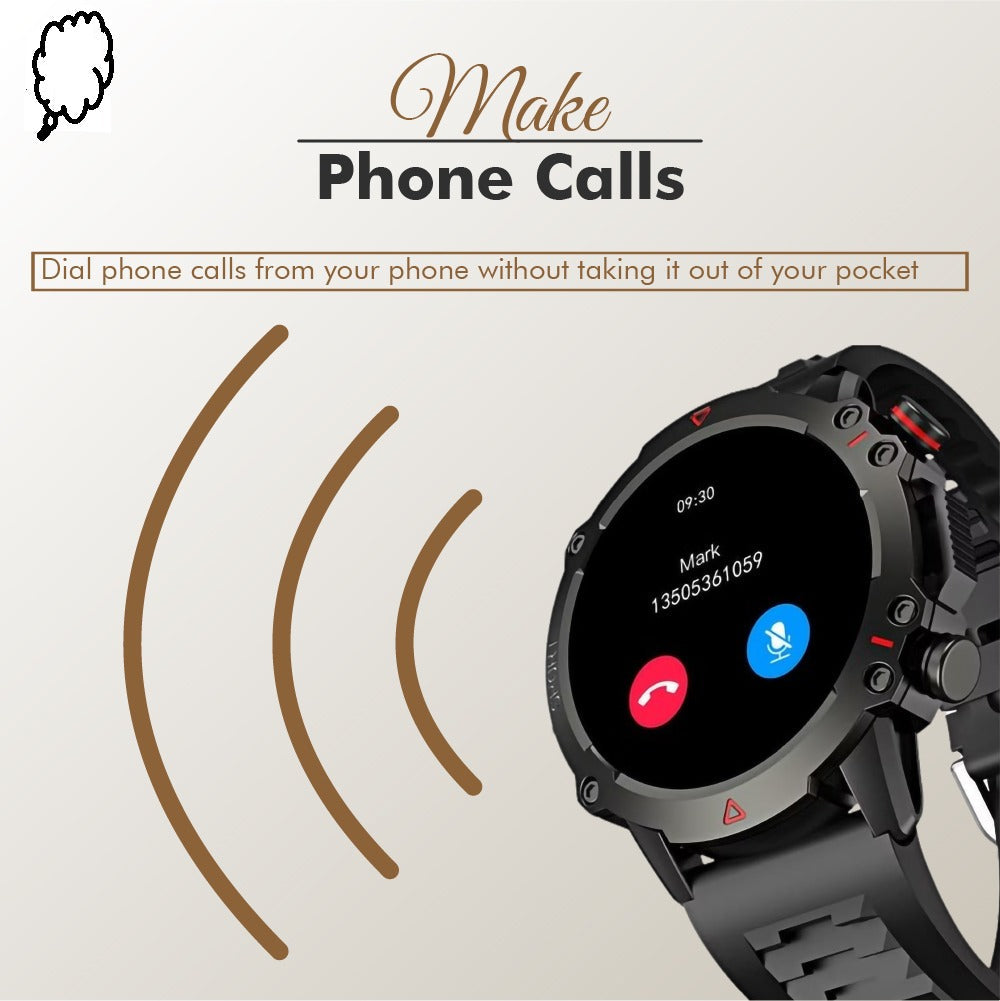TF10 Pro Smart Watch – AMOLED Display, Sports Features, Stylish Design for Men and Boys. - Binnoor Collection