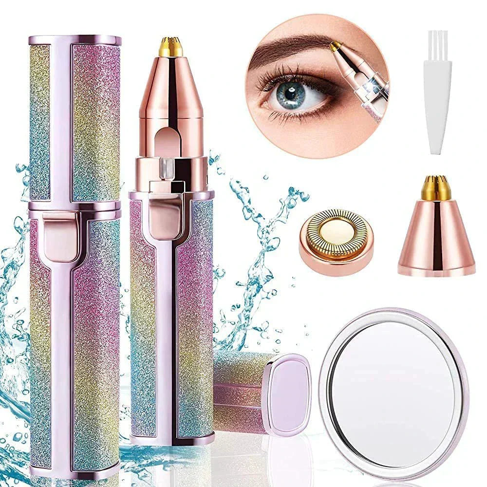 Flawless Brow Elegance: 2-in-1 Electric Eyebrow Trimmer & Shaver - Binnoor Collection