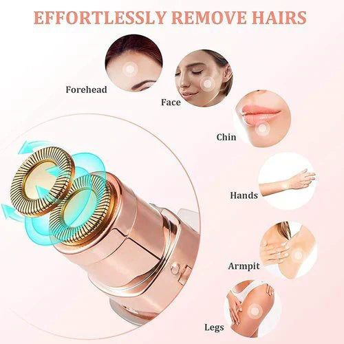 Flawless Brow Elegance: 2-in-1 Electric Eyebrow Trimmer & Shaver - Binnoor Collection