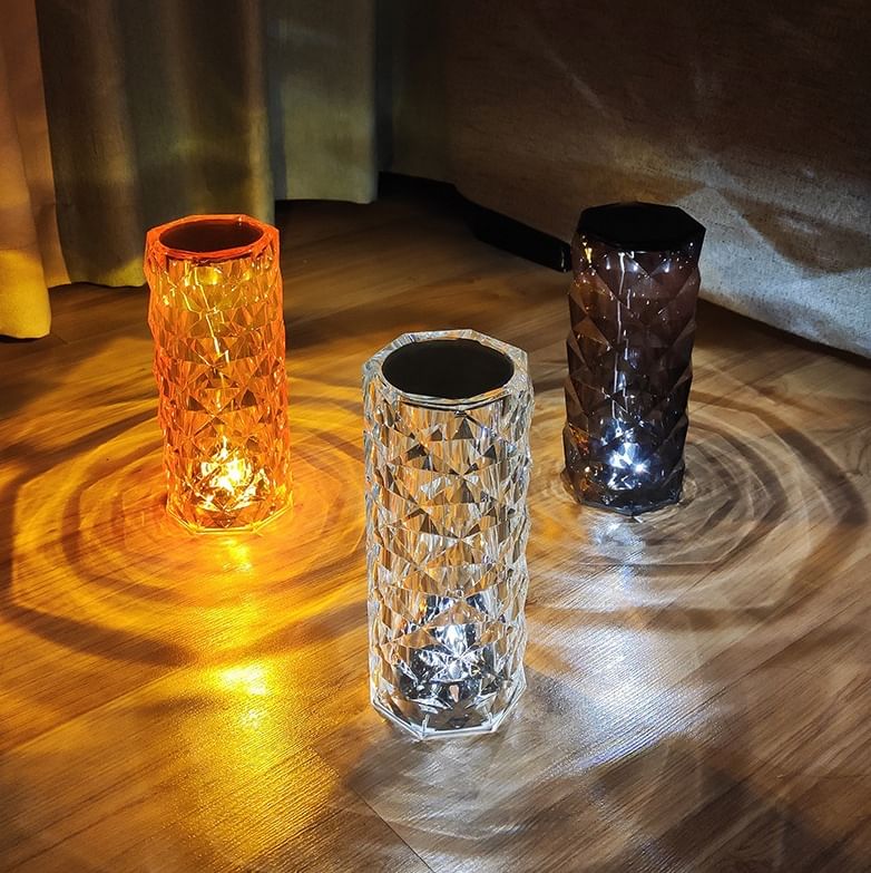 Dazzling Crystal Diamond Lamp - Illuminate Your Space - Binnoor Collection