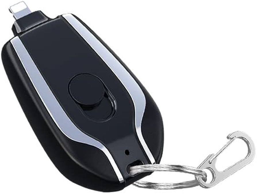 Portable charger power bank keychain - Binnoor Collection