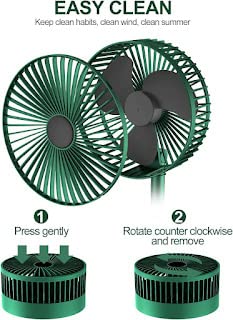 Portable Electric Mini Fan Foldable Telescopic fan with high Battery Life - Binnoor Collection