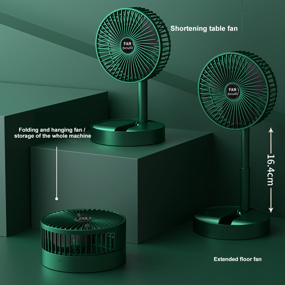 Portable Electric Mini Fan Foldable Telescopic fan with high Battery Life - Binnoor Collection