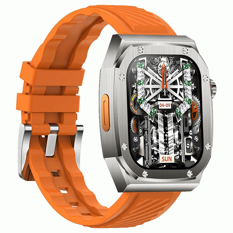 Z79 Max Armour Smart Watch – 2.1" IPS Display, Bluetooth Call, AI Voice Assistant, Compass, Heart Rate & Sports Tracking – Black - Binnoor Collection