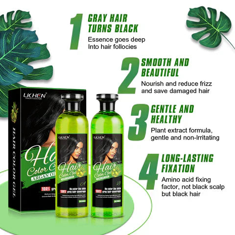 LICHEN PROFESSSIONAL HAIR COLOR GEL WITH ARGON OIL - Binnoor Collection