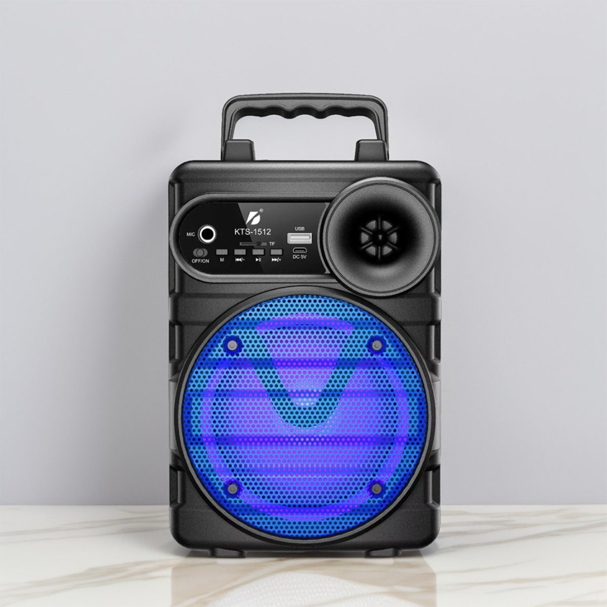 KTS-1512 Wireless Bluetooth Speaker – TWS, FM, USB, Mic, Original K Board - Binnoor Collection