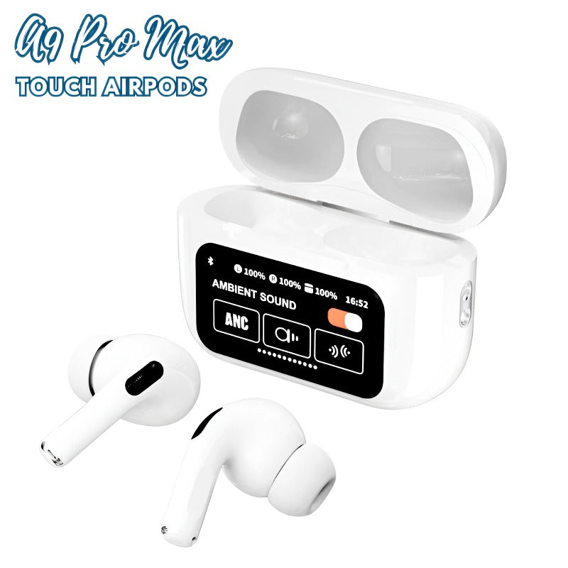 A9 Pro Wireless AirPods with ENC & Touch Control - Binnoor Collection