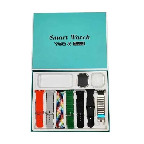 Y60 Smart Watch 7+1: The All-In-One Smart Watch for Every Style & Need - Binnoor Collection