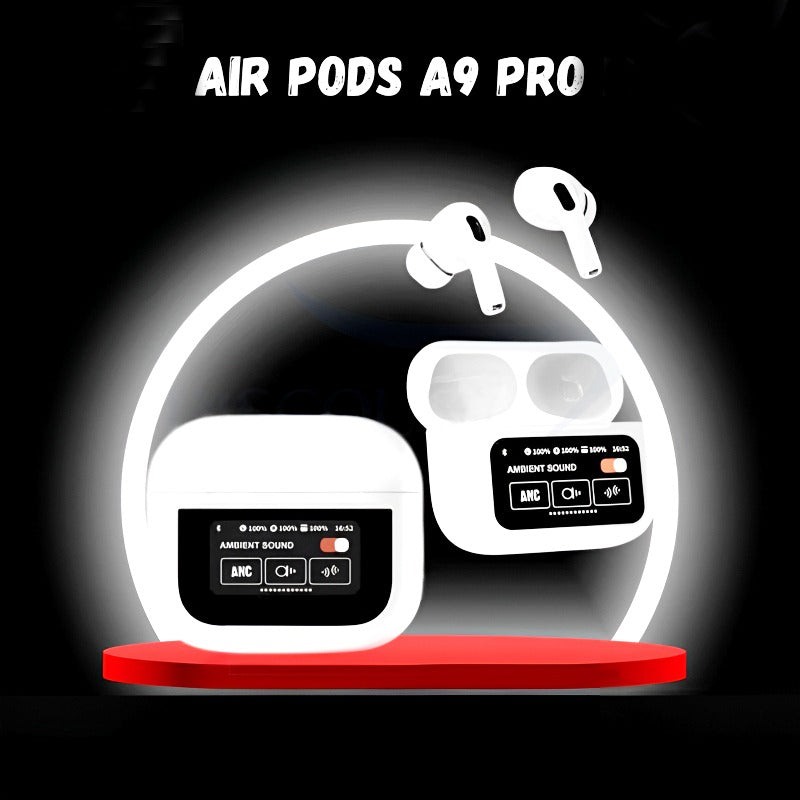 A9 Pro Wireless AirPods with ENC & Touch Control - Binnoor Collection