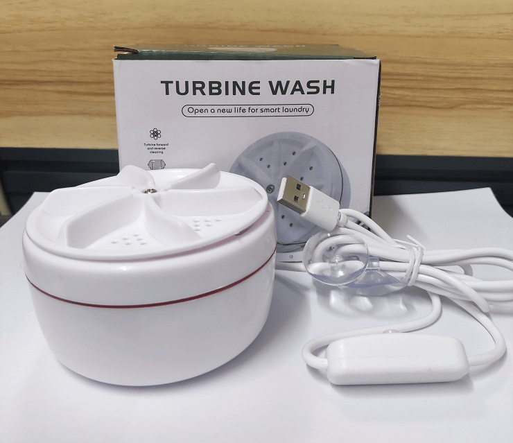 Mini Washing Machine Portable Ultrasonic Turbine Washer - Binnoor Collection