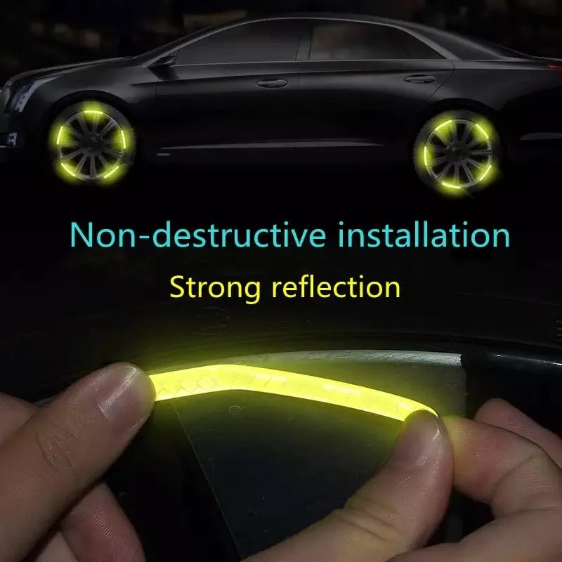 Car Wheel Hub Reflective Sticker - Binnoor Collection