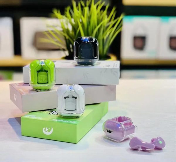 Air31 Earbuds Wireless Crystal Transparent And Bluetooth - Binnoor Collection
