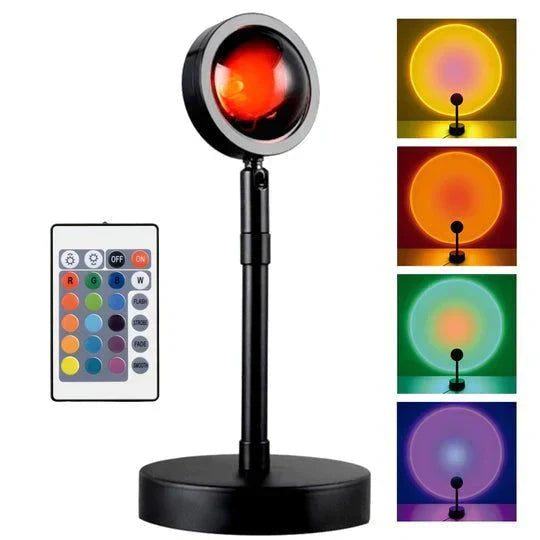 Sunset Lamp Multi Color With Remote - Binnoor Collection
