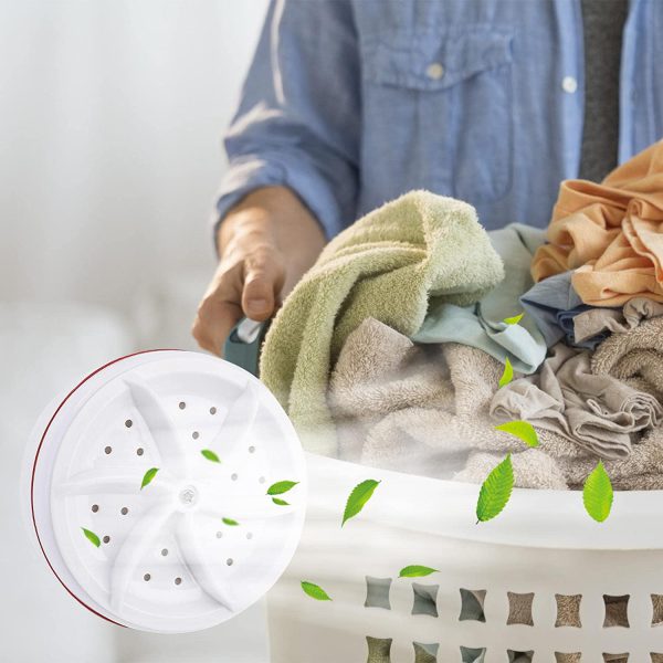 Mini Washing Machine Portable Ultrasonic Turbine Washer - Binnoor Collection