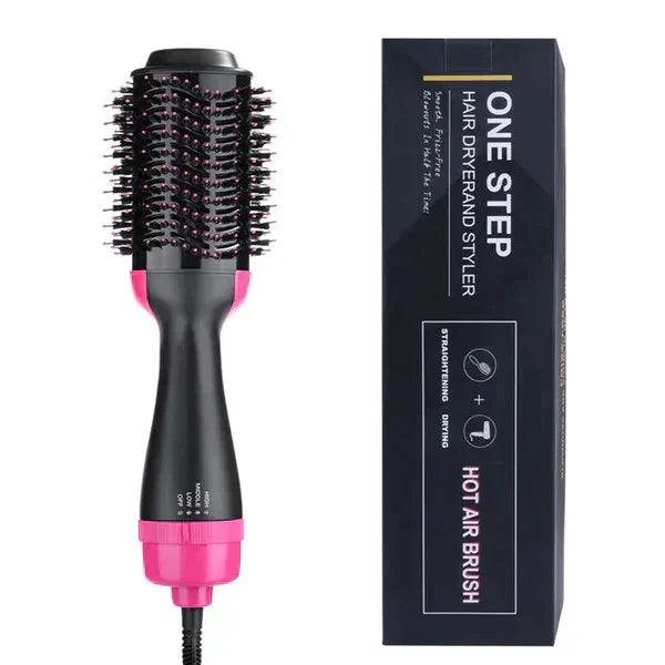 Professional Curler Hair Straightener Hair Dryer Styling Tool Hot Air Brush - Binnoor Collection