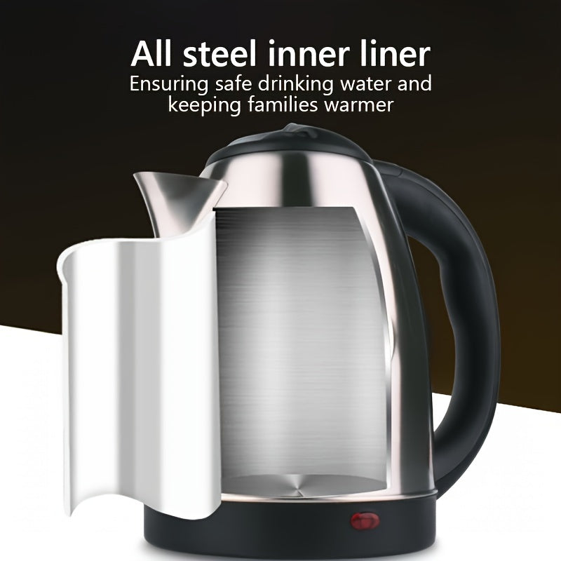 Premium Quality 2.0L Stainless Steel Electric Kettle – Fast Boil, Durable, and Efficient - Binnoor Collection