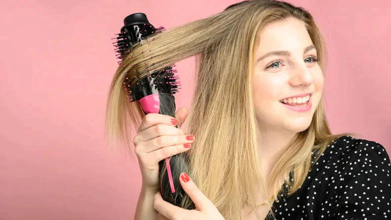 Professional Curler Hair Straightener Hair Dryer Styling Tool Hot Air Brush - Binnoor Collection