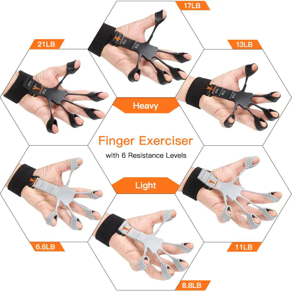Silicone Gripster Hand Grip Trainer - Binnoor Collection