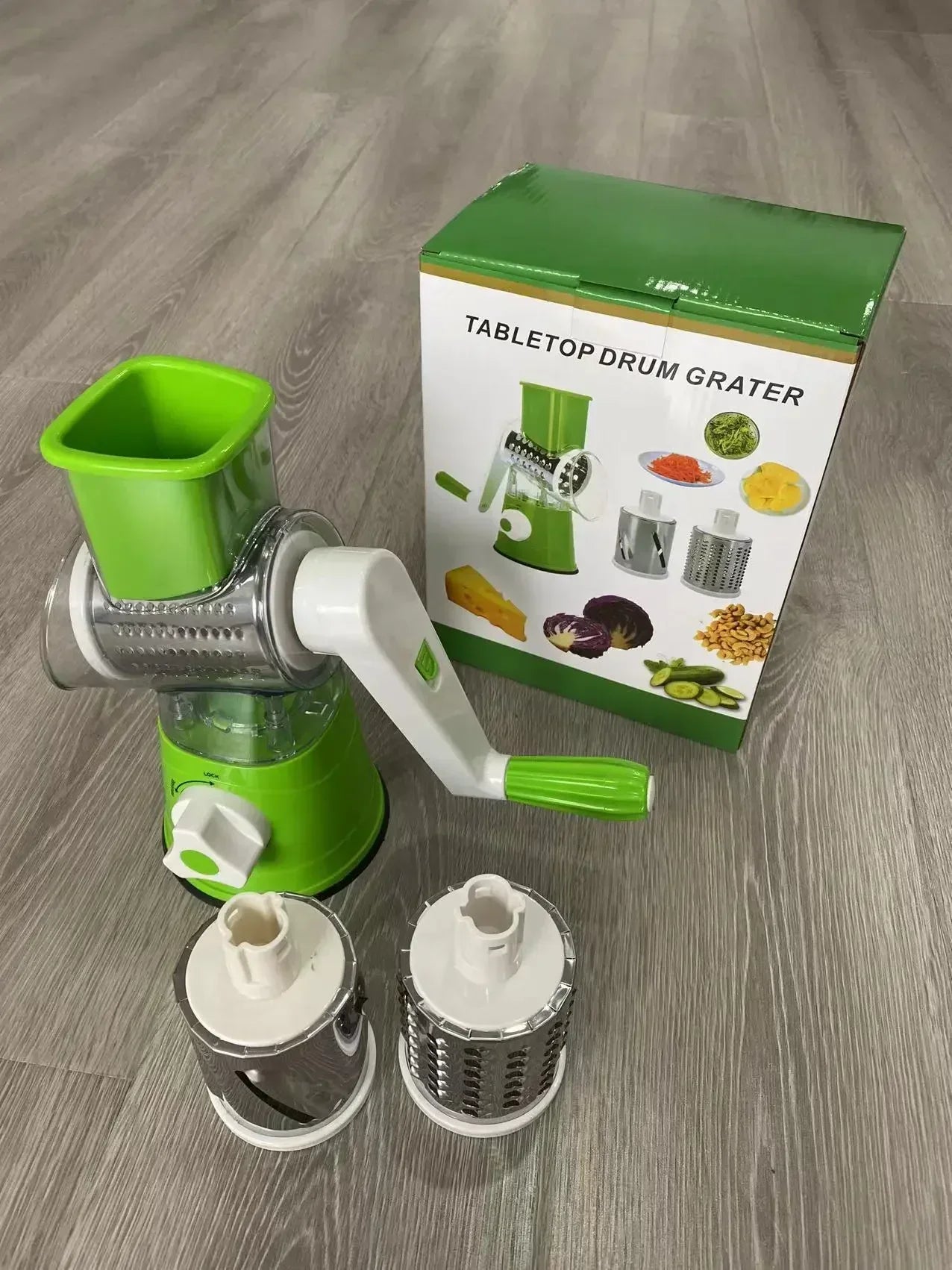 Multi-function 3 in 1 Drum Vegetable Cutter Slicer - Binnoor Collection