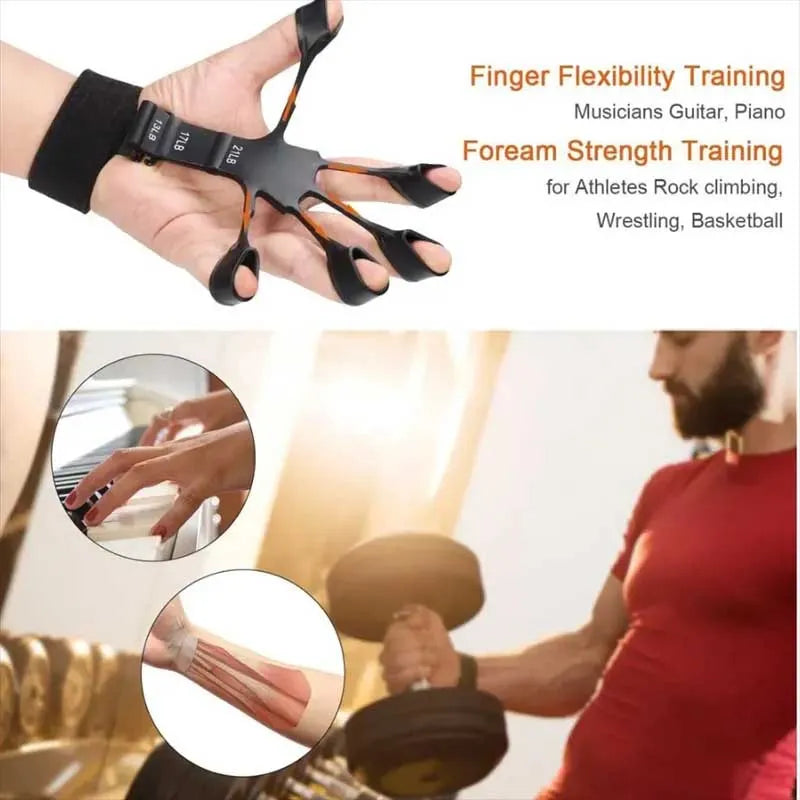 Silicone Gripster Hand Grip Trainer - Binnoor Collection