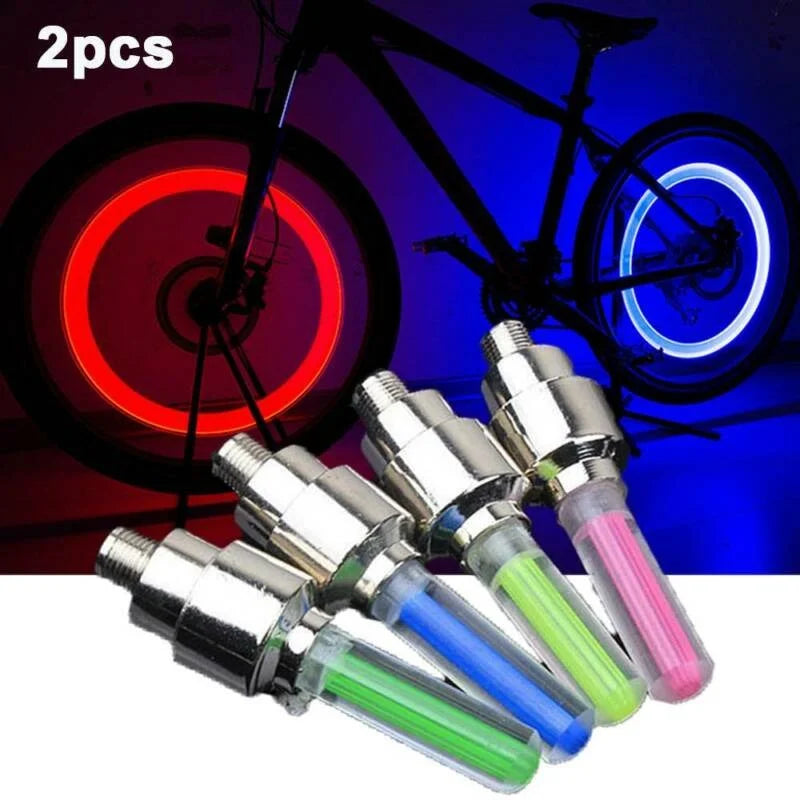 2PCS MOTION ACTIVATED GLOW BIKE FLASHLIGHT (RANDOM COLOUR) - Binnoor Collection