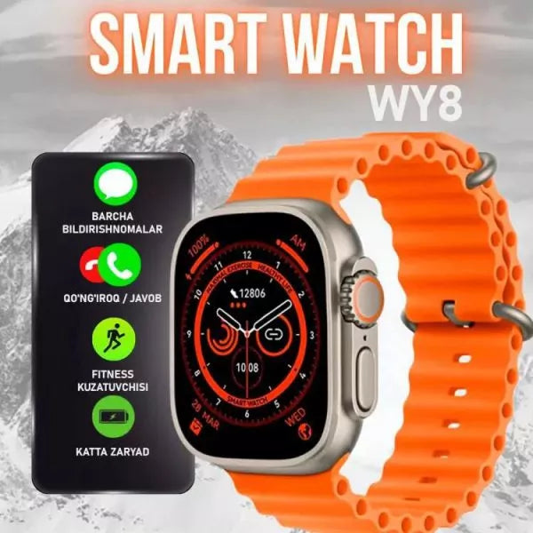 Wy8 Ultra Smart Watch - Binnoor Collection