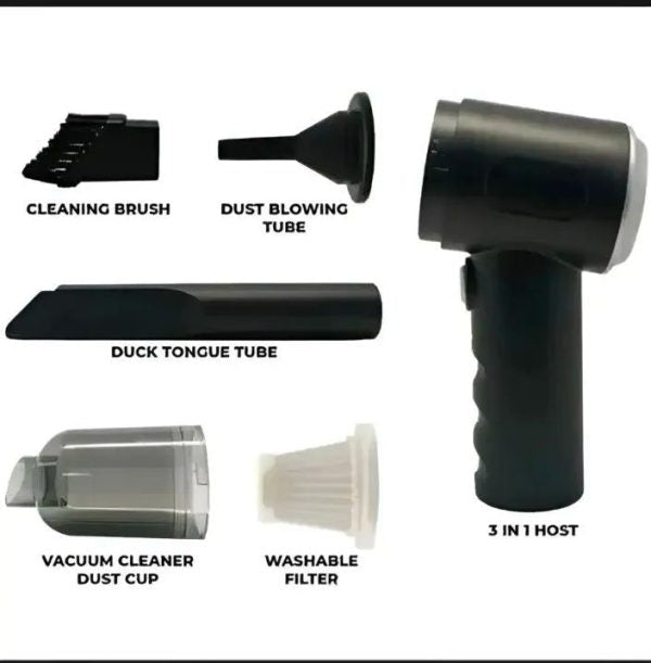 Portable Car Vacuum Cleaner Wireless Handheld Vacuum Cleaner For Car Home Strong Suction 2in1