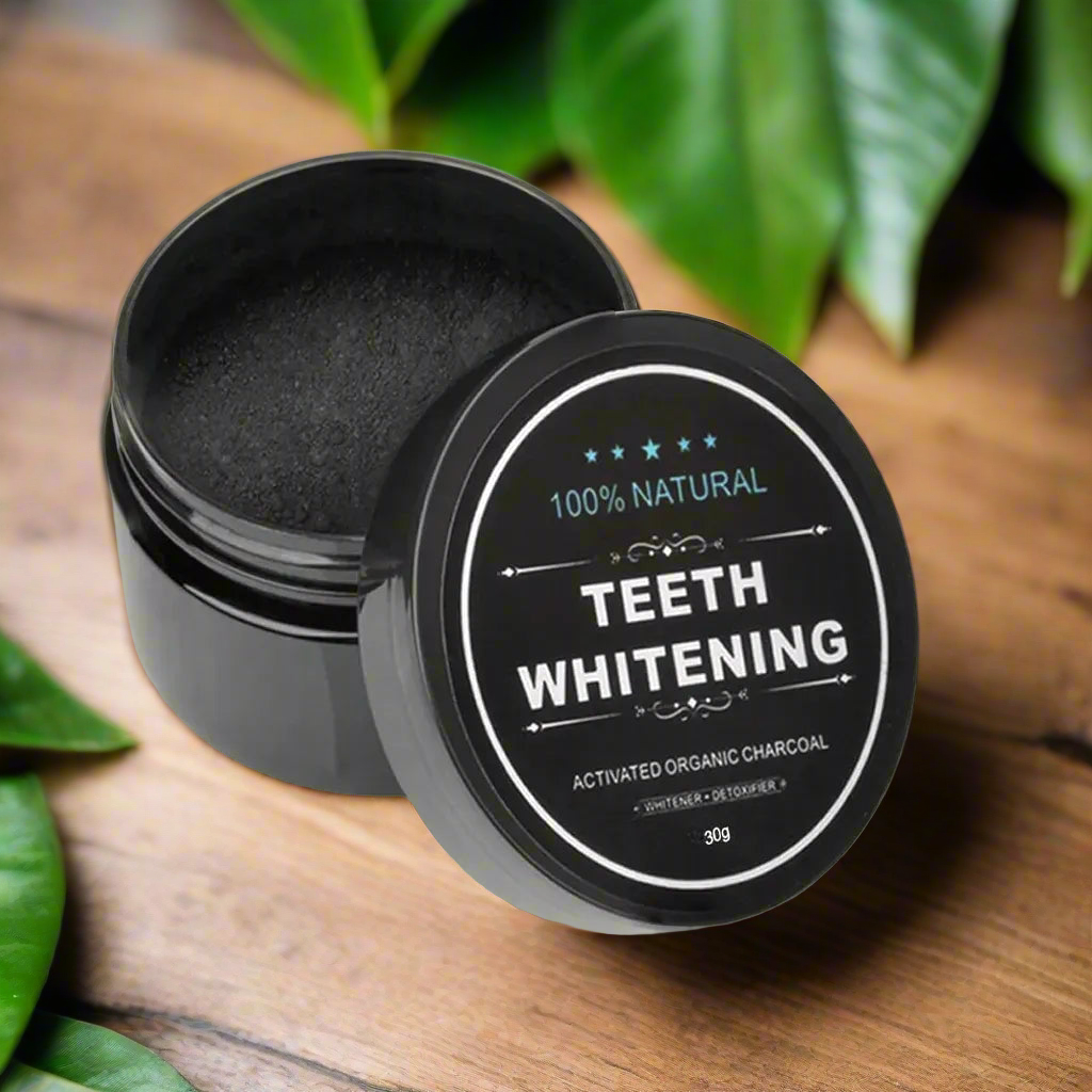 Activated Char coal Powder Teeth Whitening, Skin Detox, Facial Mask & Internal Cleanse- 60g - Binnoor Collection