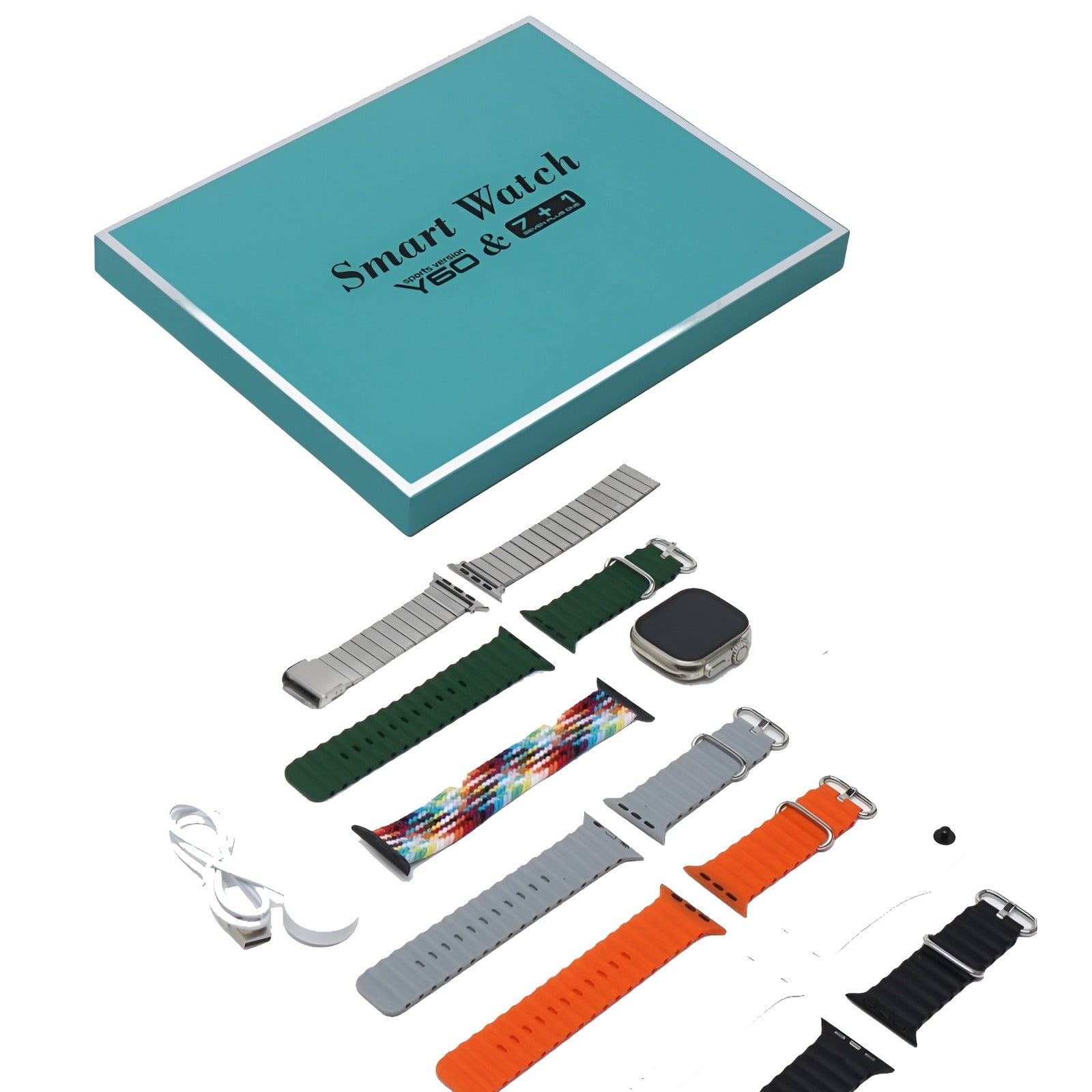 Y60 Smart Watch 7+1: The All-In-One Smart Watch for Every Style & Need - Binnoor Collection