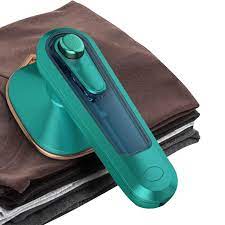 Mini Steam Iron with comfortable handle and green color - Binnoor Collection