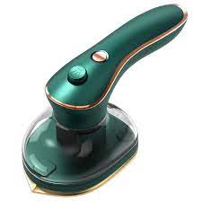 Mini Steam Iron with comfortable handle and green color - Binnoor Collection