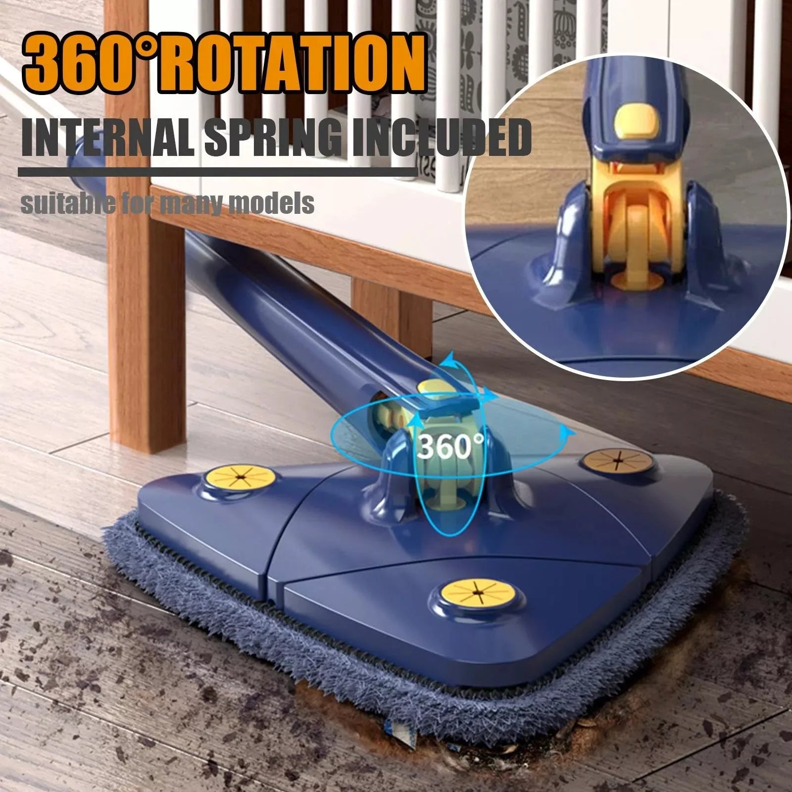 Adjustable 360 Degree Rotatable Mop - Binnoor Collection