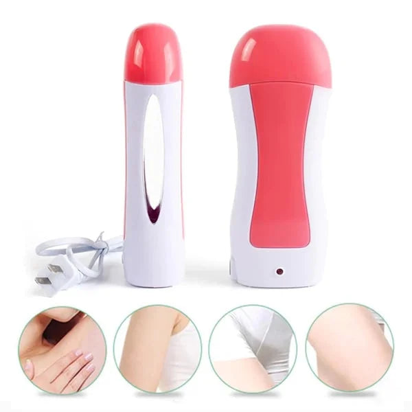 3 In 1 Wax Depilatory Refill Machine With Roller Wax - Binnoor Collection
