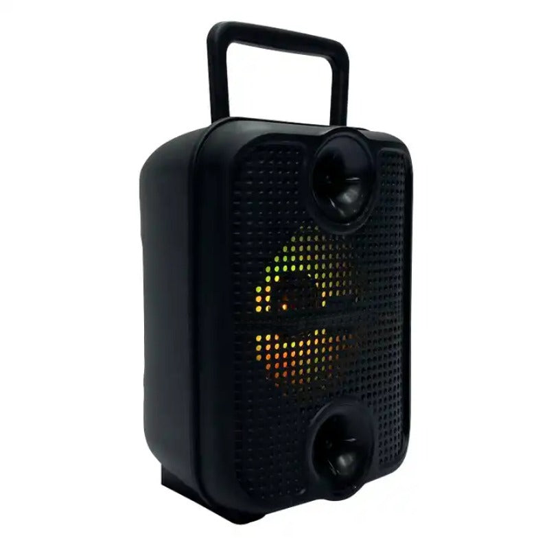 GTS-1881 GlowBeat 3-Inch Bluetooth Speaker with Dynamic Lighting Effects - Binnoor Collection