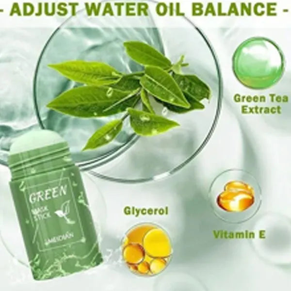 Green Tea Cleansing Green Mask Stick - Binnoor Collection