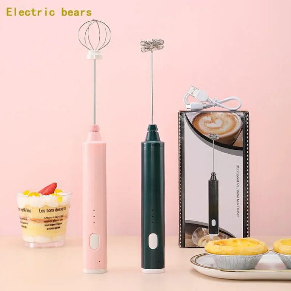 2 in 1 Electric Rechargeable Coffee Beater and Milk Frother - Binnoor Collection