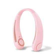 Portable neck hanging fan wearable with rechargeable battery - Binnoor Collection