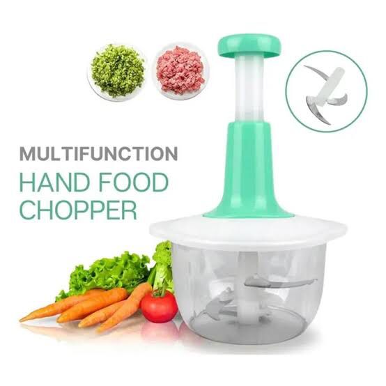 Multi-functional Vegetable Meat Grinder, Grater, Chopper – 1.5 Liter (random Color) - Binnoor Collection
