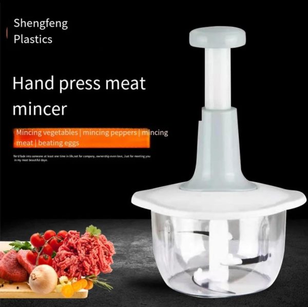 Multi-functional Vegetable Meat Grinder, Grater, Chopper – 1.5 Liter (random Color) - Binnoor Collection