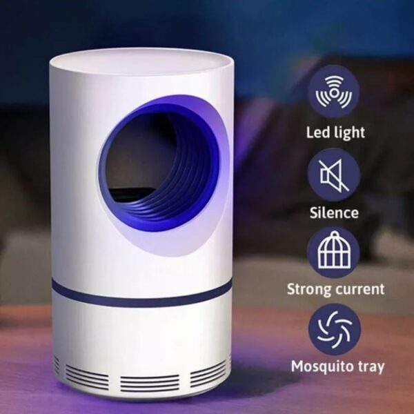 Electric Mosquito Trap Blue Light Mosquito Killer Lamp with USB Power Suction Fan No Zapper Child Safe