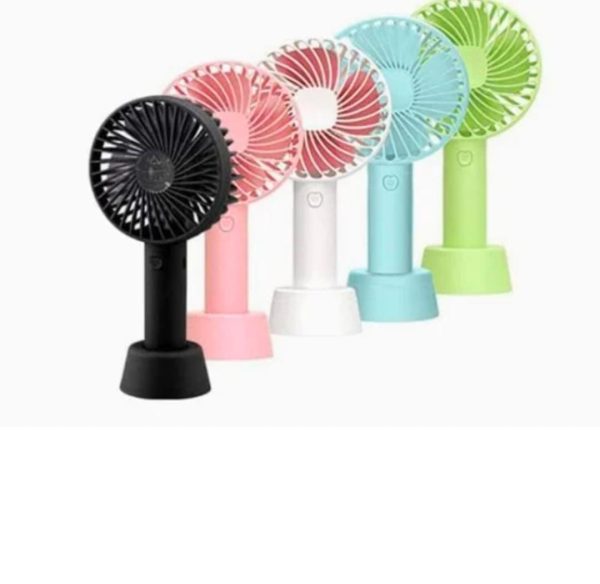 Portable Usb Rechargeable Handheld 3 Speed Strong Wind Electric Small Mini Cooling Fan - Binnoor Collection
