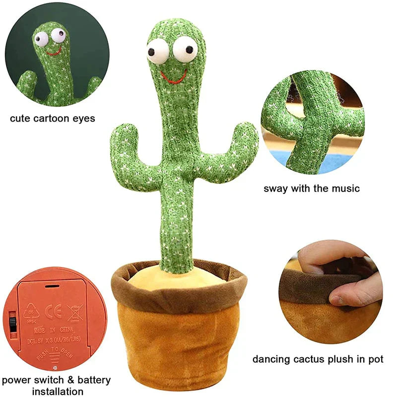 Cacto - Dancing Cactus Plush Toy - Binnoor Collection